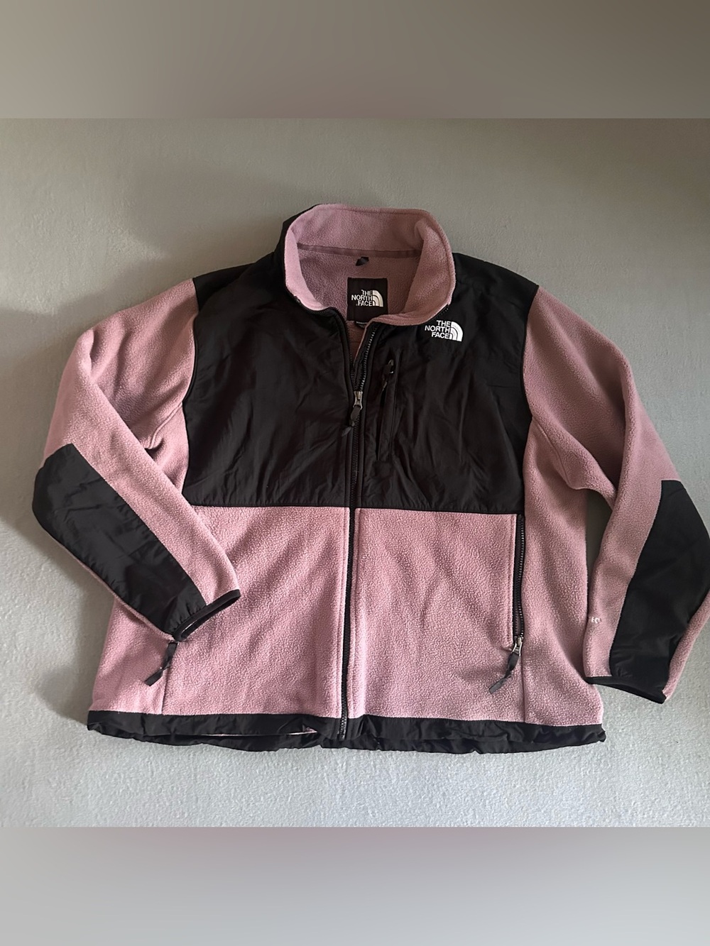 The North Face Denali Jacket Polartec Fleece Full Zip Logo Women’s 3XL Fawn Gray